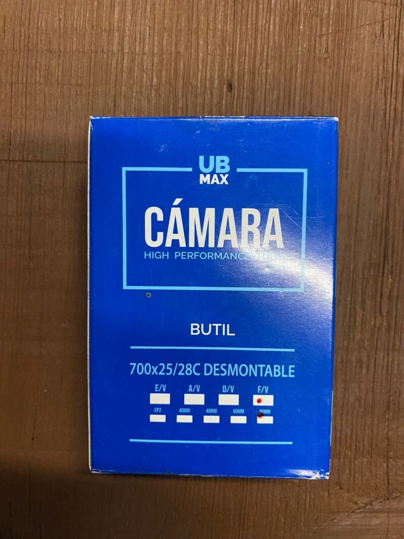 CAMARA 700X25/28 UBMAX V/F 80MM